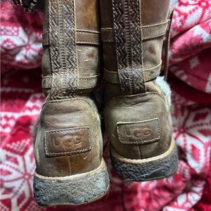 UGG Chestnut Leather Luisa Boots